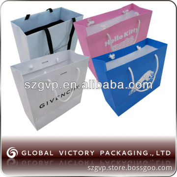 high quality printed paper shopping bags wholesale